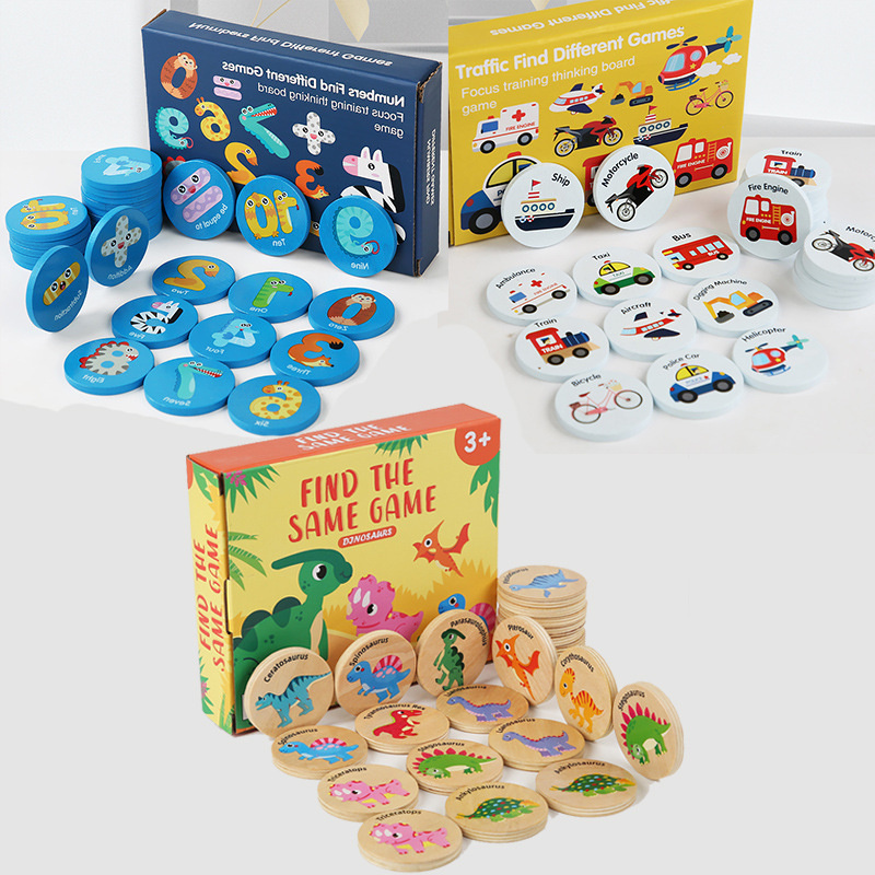 Board Game Of Life - Jogo de Memória Educacional de Madeira