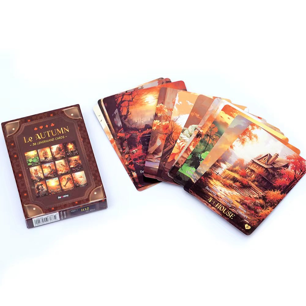 Board Game Of Life - Lenormand tarô baralho le outono coleção