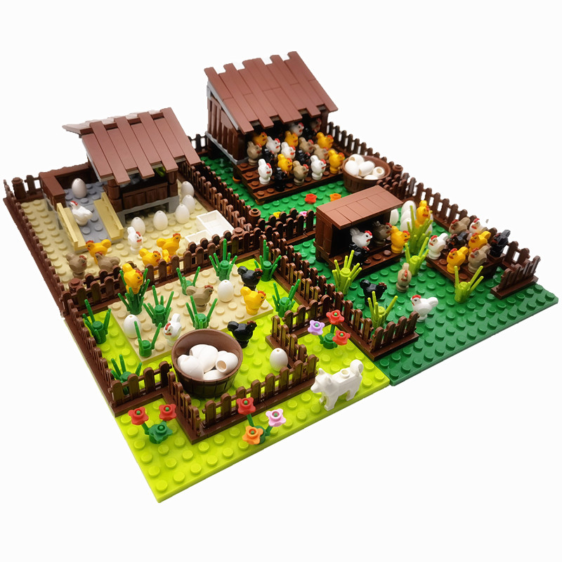 Lego Set Creator - Criativo cidade fazenda blocos de construção