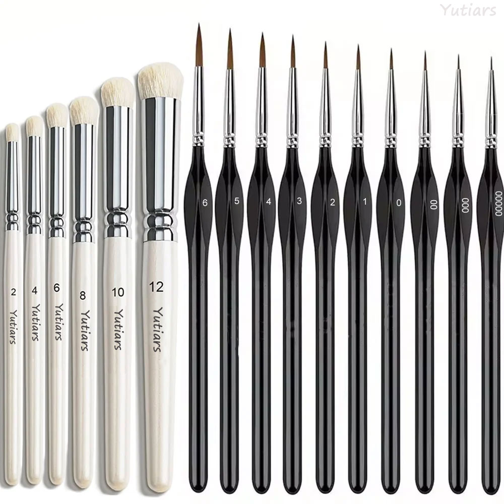 Miniature Painting Set - Conjunto de pincéis de pintura em