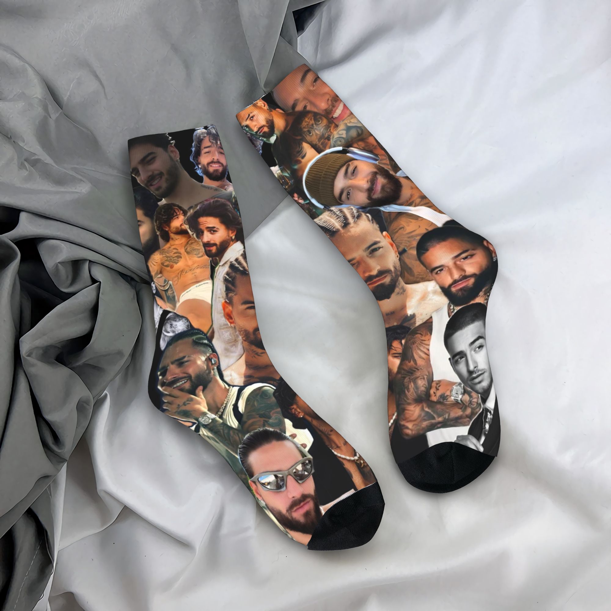 Board Game Halma - Maluma rapper meias design meias anti