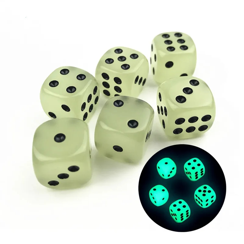 Board Game Digital - 6-36 peças de dados luminosos de