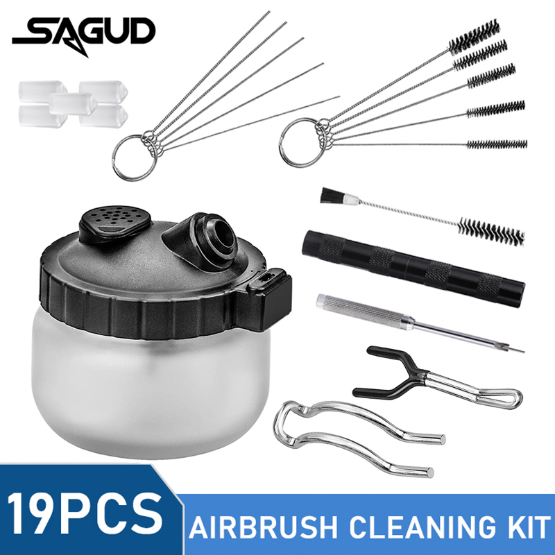Miniature Painting Set - SAGUD Kit de Limpeza para Aerógrafo
