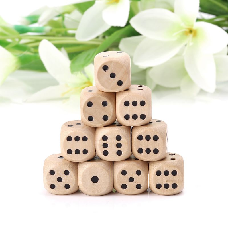 Board Game Digital - 10 pçs dados 6 lados d6