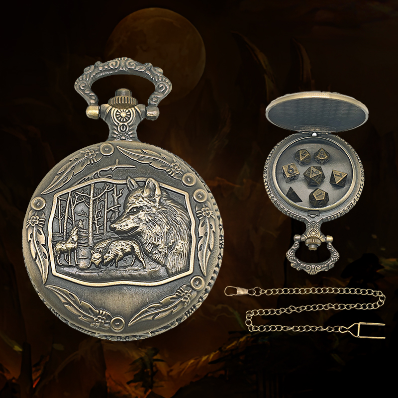 7 pçs dados de metal e 1pc rel - Board Game Digital avaliação e preço