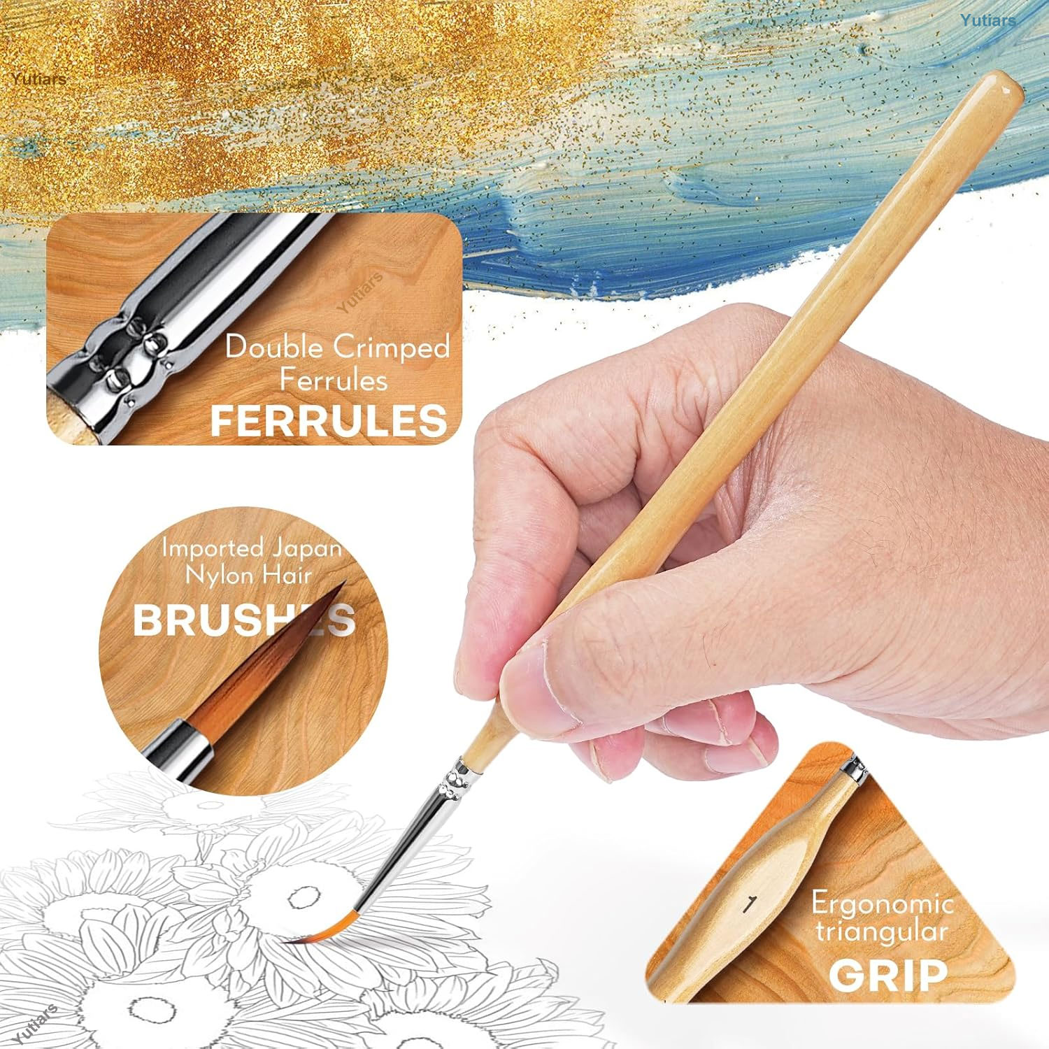 Conjunto de 10 Pincéis de Prec - Miniature Painting Set avaliação e preço