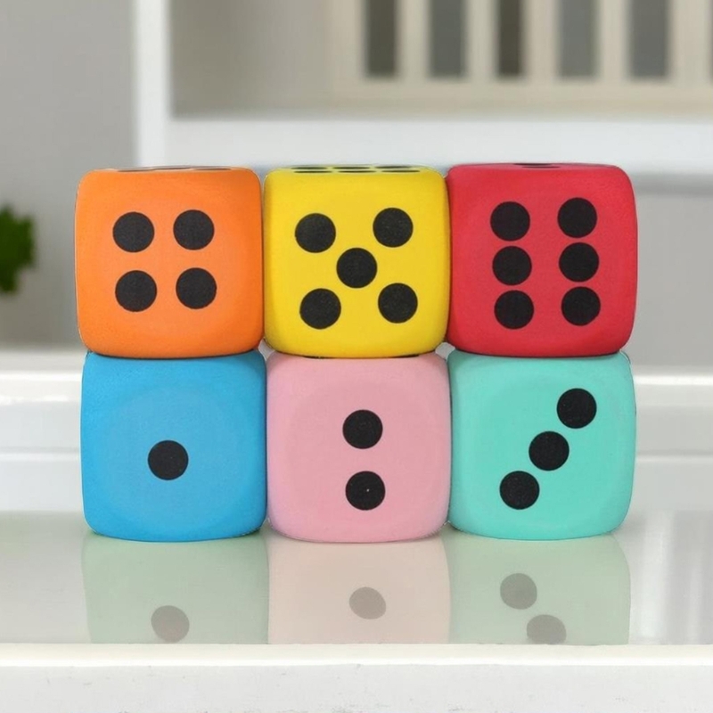 Dados espuma grandes 8cm, dado - Board Game Digital avaliação e preço