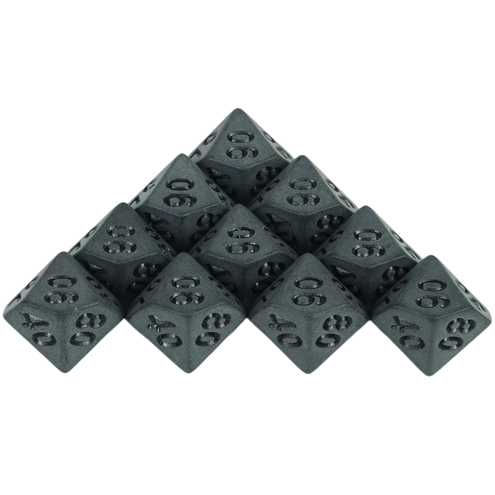 Dados pretos profundos D4, D6, - Board Game Digital avaliação e preço