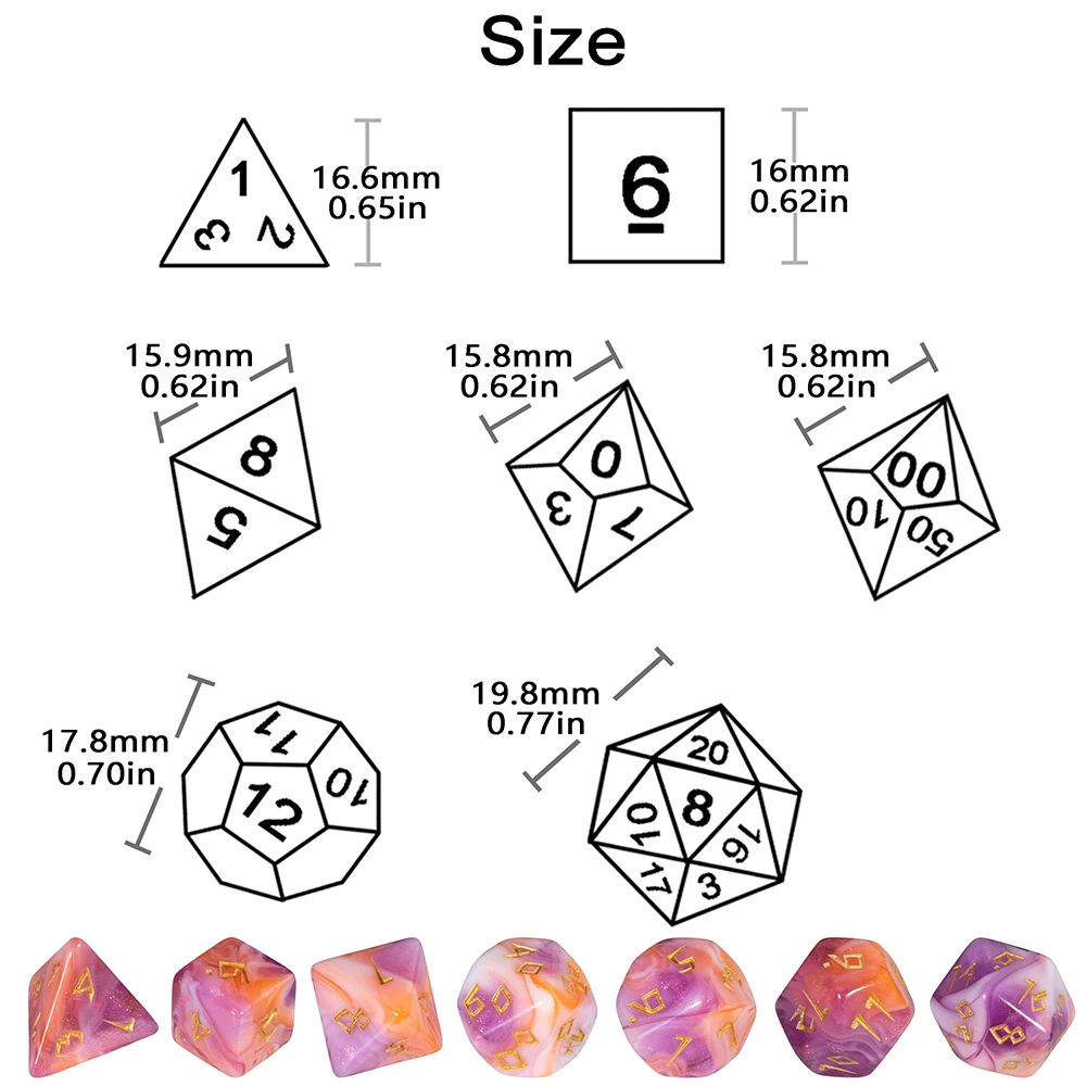 Conjunto de dados poliédricos  - Board Game Digital avaliação e preço
