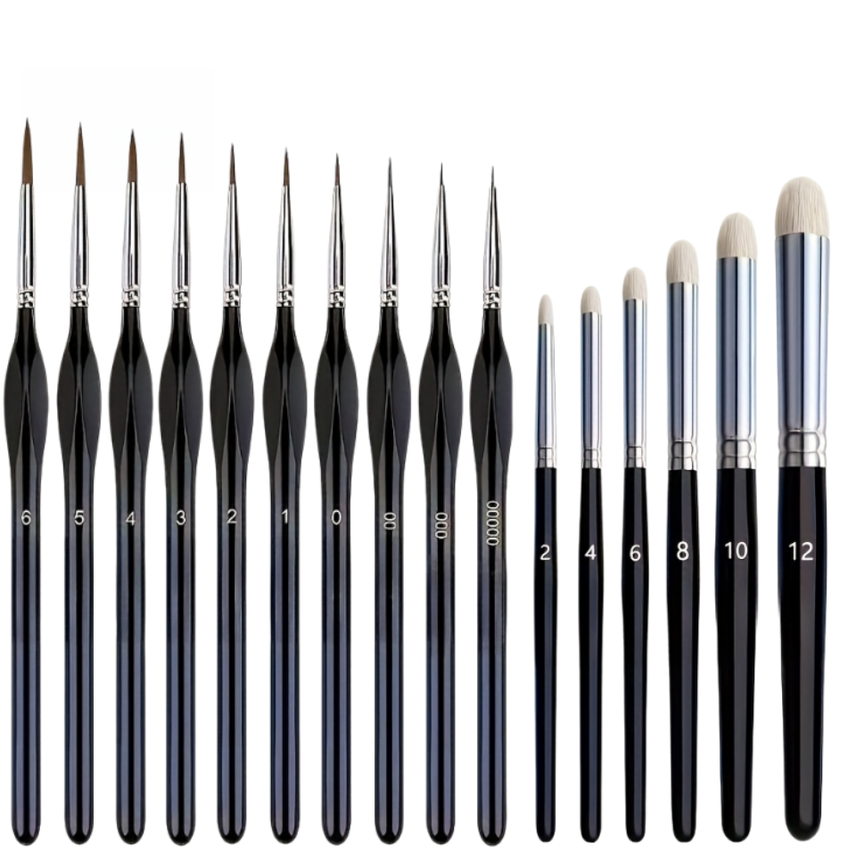 Conjunto de Pincéis de Pintura - Miniature Painting Set avaliação e preço