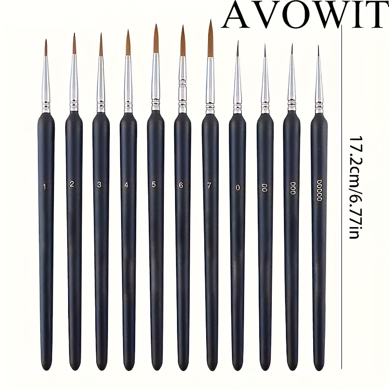 Pincéis em miniatura, conjunto - Miniature Painting Set avaliação e preço