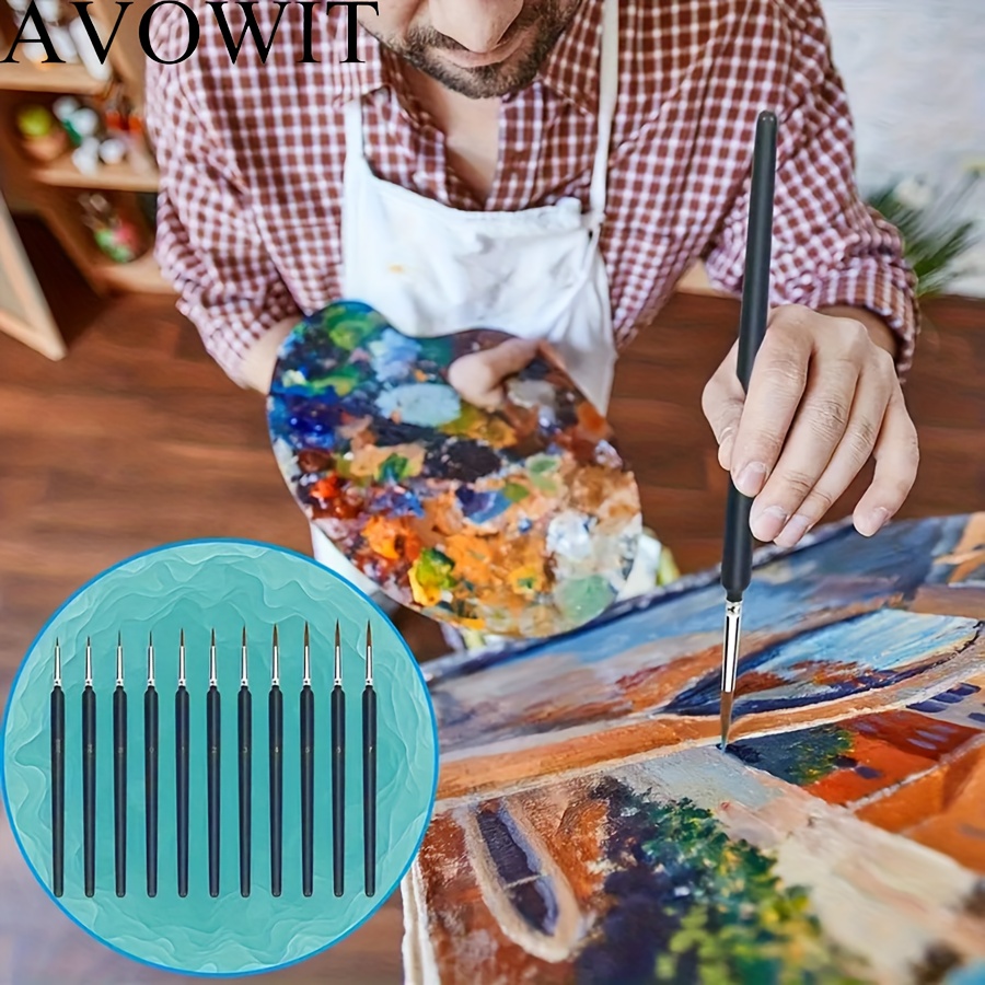 Pincéis em miniatura, conjunto - Miniature Painting Set avaliação e preço